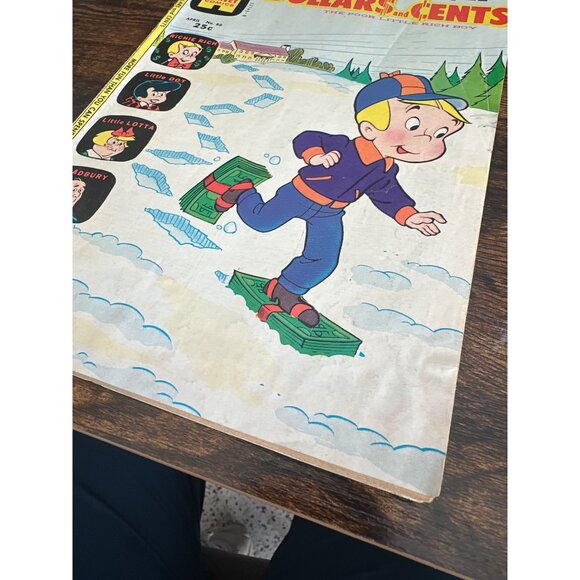 Richie Rich Dollars & Cents #66 April 1974 Comic Harvey Comics Bagged Boarded - Picture 4 of 5